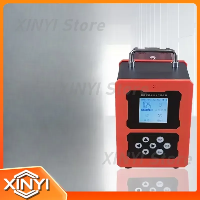Dual-channel Constant Current Atmospheric Sampler for Air Quality Testing Equipment Indoor Ambient Air Sampler for