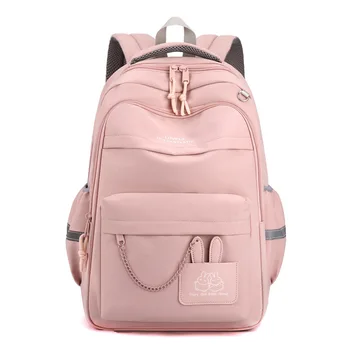 Sac d'école pour filles, sac à dos d'école violet pour fille...