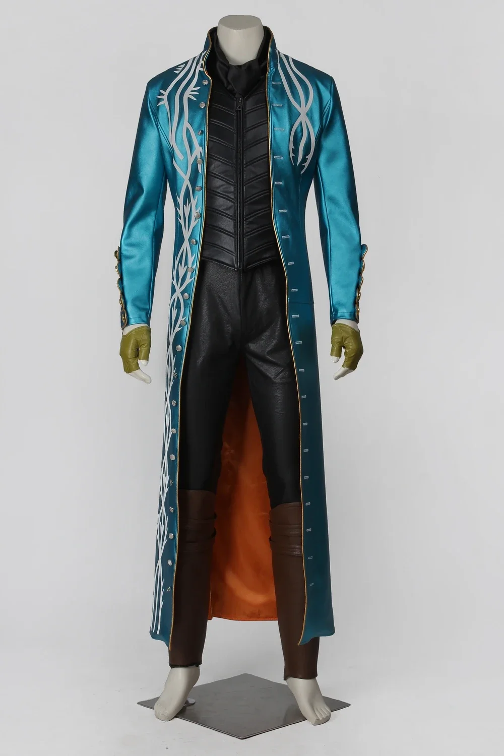 

Aldult Vergil Cosplay Costume Fantasia DMC 5 Men Halloween Carnival Party Clothes