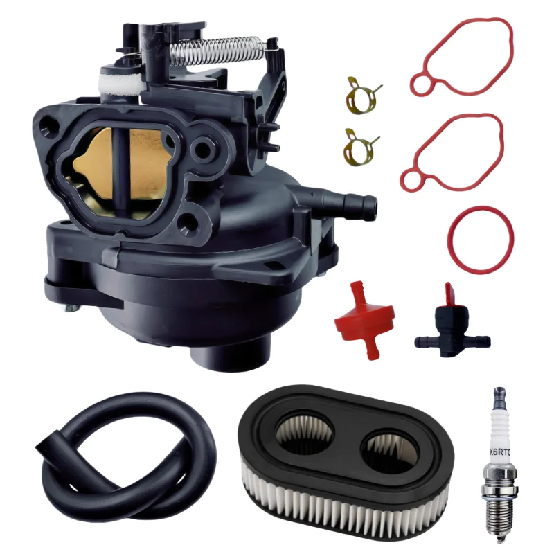 

Carburetor Spark Plug Air Filter Tune Up Replacement Kit for 592361,594058,594057,594529 Compatible Troy Bilt TB200 TB110 Engine