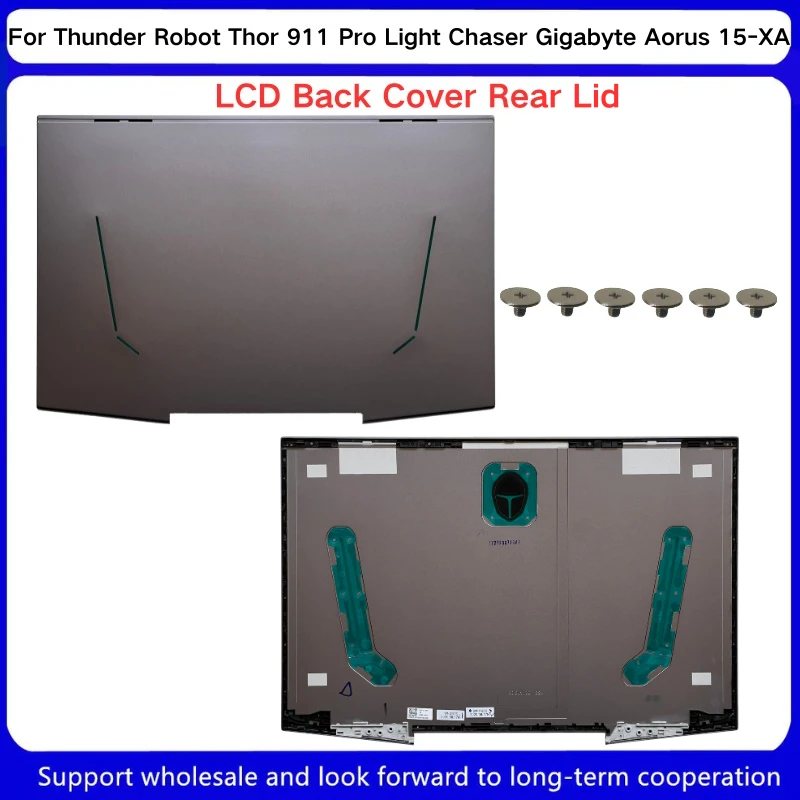 جديد لـ Thunder Robot Thor 911 Pro Light Chaser Gigabyte Aorus 15-XA LCD الغطاء الخلفي العلوي غطاء Palmrest قذيفة