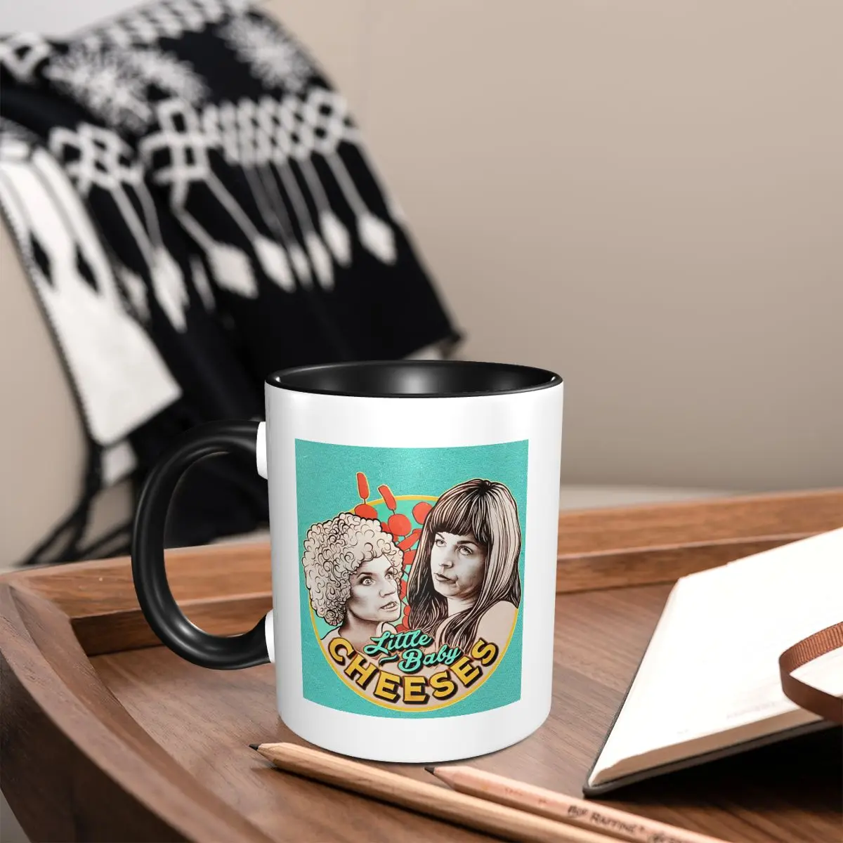 Little Baby Cheeses Prue And Trude Mug Funny Ceramic Coffee Cups Tea Mugs Milk Cup Drinkware Gift for Friends