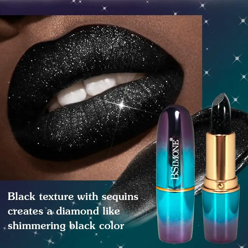 NIEUWE BSIMONE Womens Halloween Gothic Lipstick Matte en Shimmer Langdurige hooggepigmenteerde fluwelen textuur lippenstift
