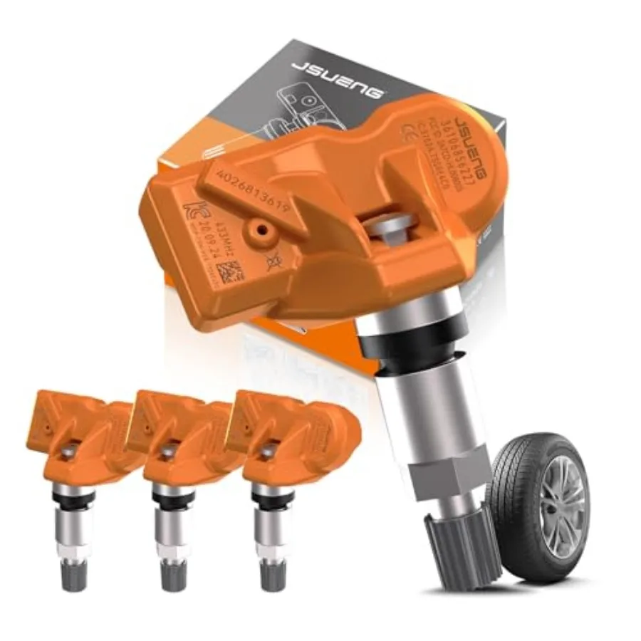 

TPMS Sensor Compatible for BMW M3 M5 X1 X3 MINI Cooper Cabrio Clubvan Coupe ROLLS ROYCE Dawn Ghost Phantom 4-Pack Tire Pressure