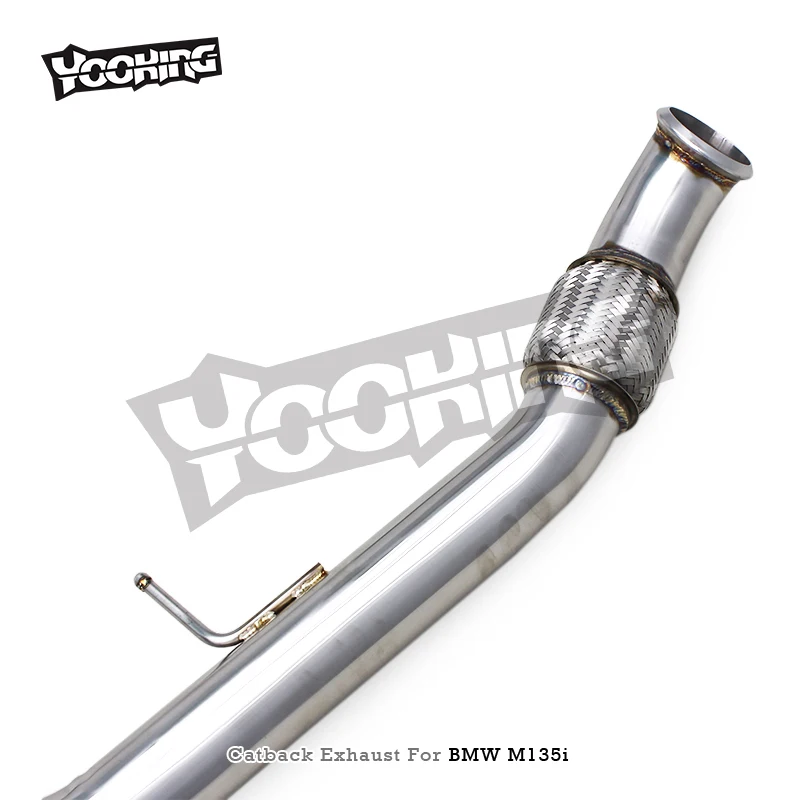 YK Valvetronic Catback For BMW M135/M135i N55 3.0T 2013-2016 Stainless Steel Exhaust Muffler System With Remote Controller