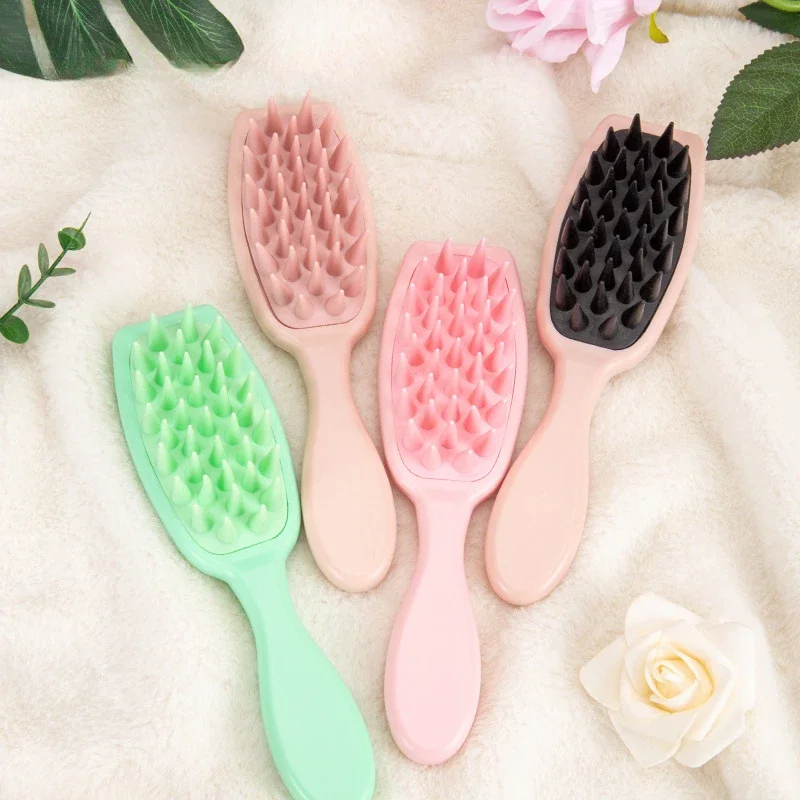 

New Long Handled Shampoo and Massage Brush Shower Comb Scalp Massage Tool Creative Shampoo Tool Portable Wash Thoroughly