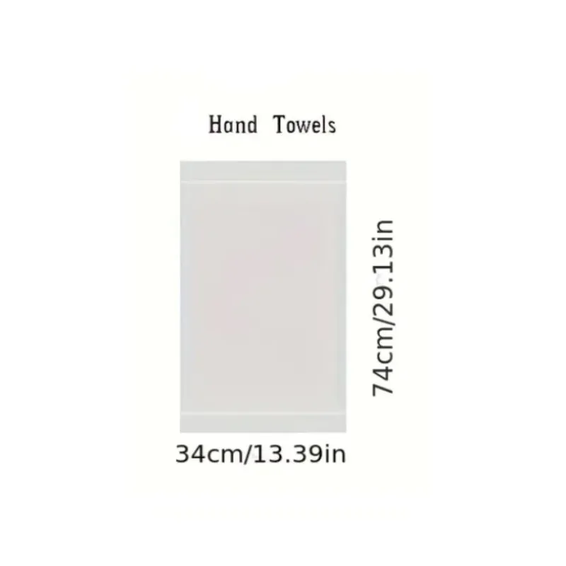 2pcs Orange Cotton Towels 34x74cm Embroidered 'J' Quick-Dry Thick Soft Hotel Bathroom Beach Towels for Adults Gift