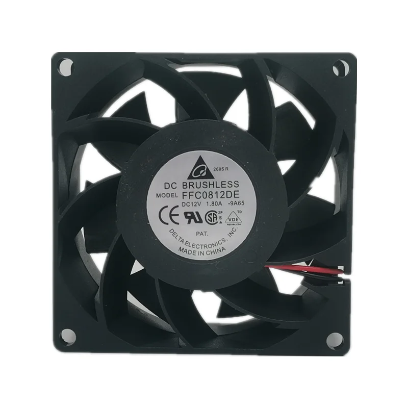 

Для кулера FFB0824VHE 8038 24 В 0,36 А большой объем воздуха 2 провода 8 см охлаждающий вентилятор 80*80*38 мм