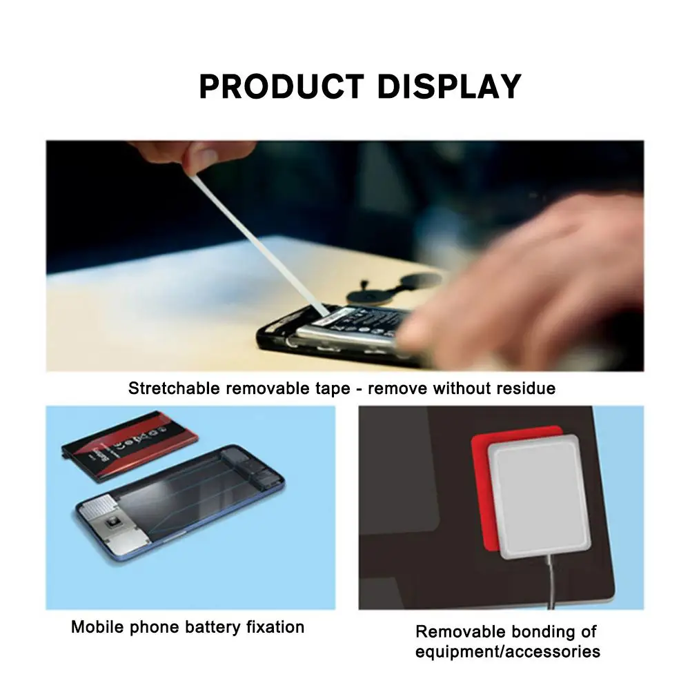 Laptop Lcd Tape Double-sided Easy Pull Glue Display 0.5mm Repair Screen Cell Assembly Adhesive Phone Thickened M1t0