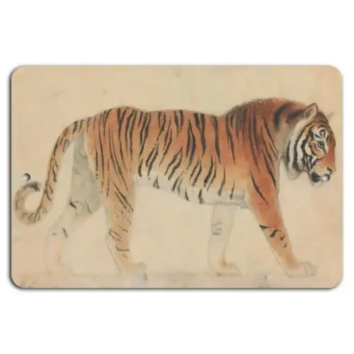 Majestic Tiger: Timeless Wild Spirit-Aluminum-tin sign