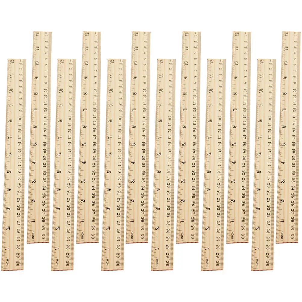 20pcs-wooden-rulers-natural-wood-grain-straight-ruler-metric-dual-scale-for-artists-architects-engineers-students