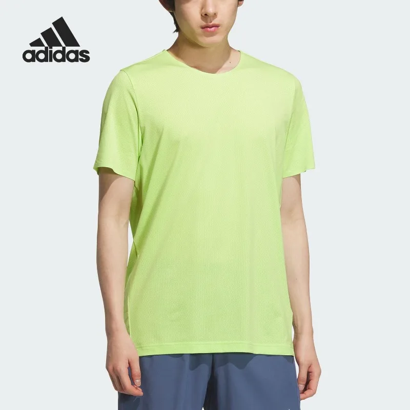 oversizedadidas-adidas-genuine-summer-men's-slim-sports-cool-running-short-sleeve-jy7012