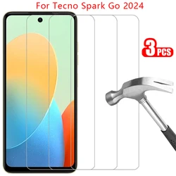 Ochronne szkło hartowane na tecno spark 2024 ochraniacz ekranu na techno sparkgo go2024 folia do telefonu glas 9h tehno texno tno