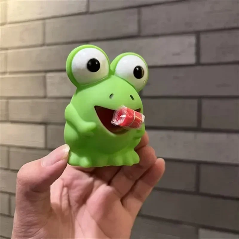 

Kids Creative Stress Relief Fidget Toy Pinch Frog Dinosaur Sticking Out Tongue Relief Fidget Toy Christmas Gift