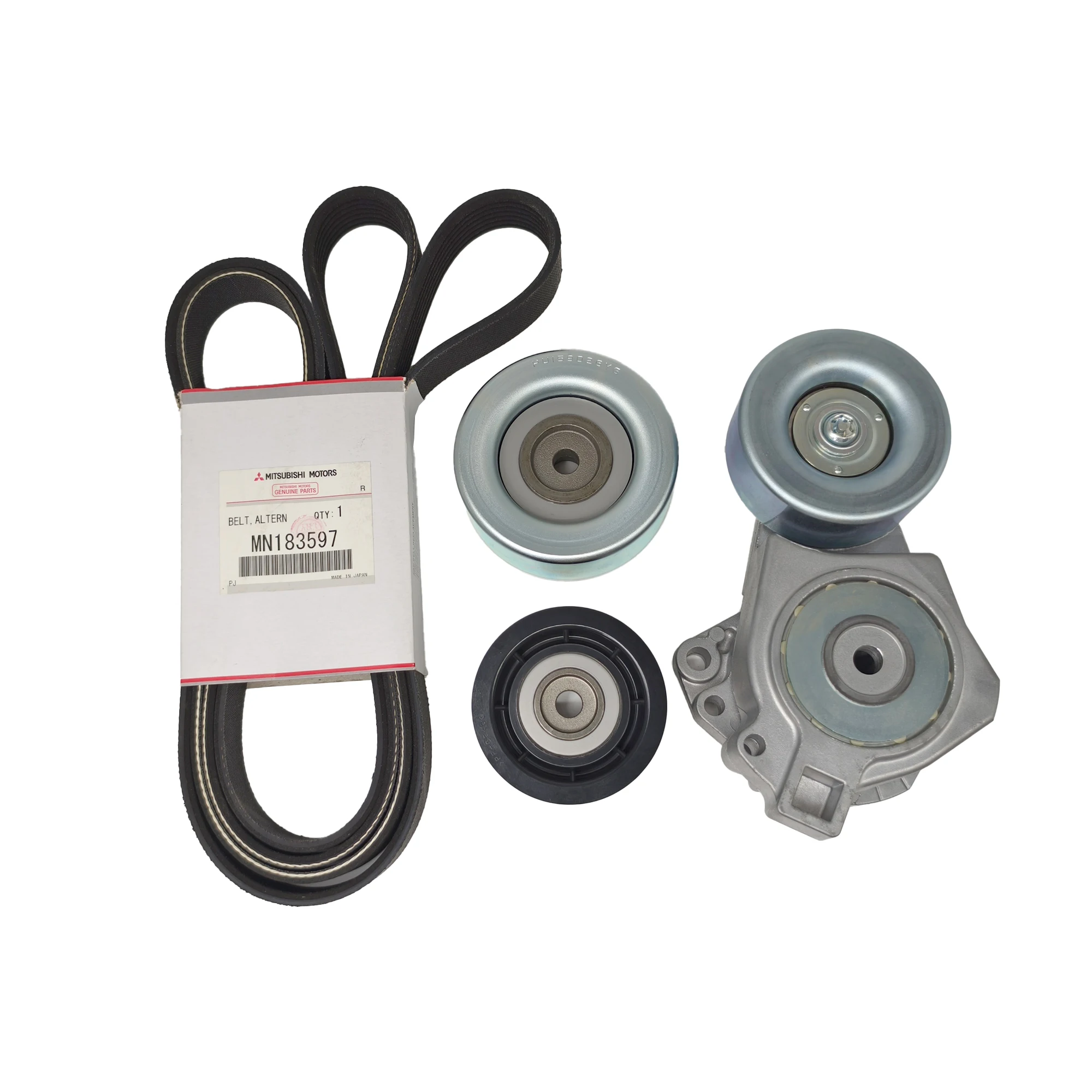 Genuine  Alternator Belt Engine Parts Tensioner Pulley Transition Pulley Kits for  Pajero Montero Shogun V73V77V93V97