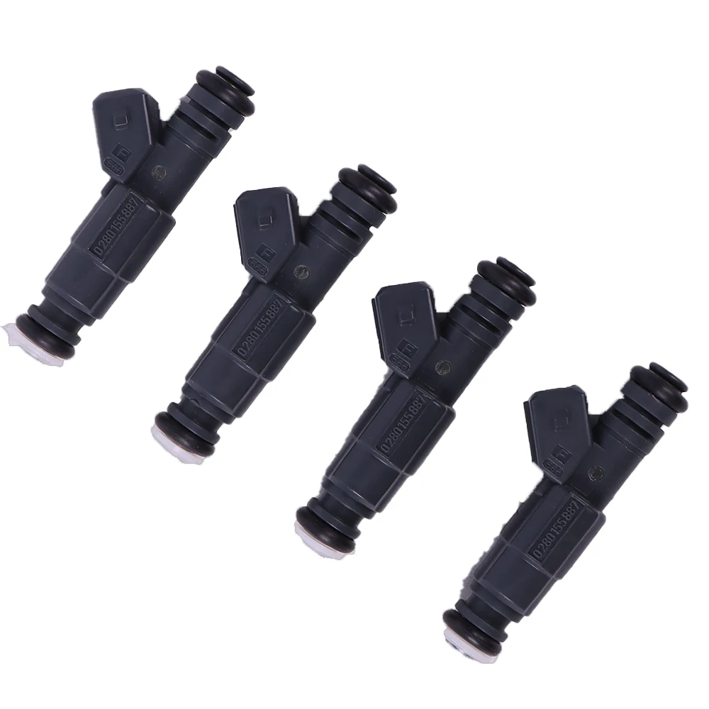 4 PCS Fuel Injector For 1999-2004 Ford Escape Focus Mercury Cougar Mystique Mazda Tribute L4 2.0L FJ303 0280155887 XS4Z-9F593-AB