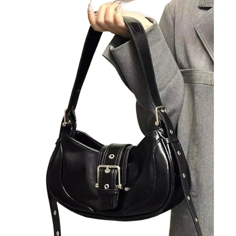 

Niche Design Saddle Bag Women's 2026 New Fashion Simple Medieval Underarm Bag High-grade Texture Shoulder Messenger Handbags