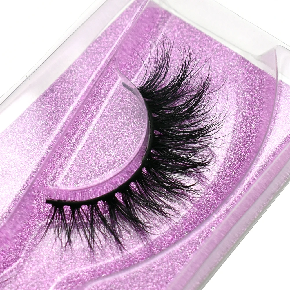 FOXESJI 3D Mink Lashes Makeup False Eyelashes Fluffy Thick Cross Cruelty free Natural Mink Eyelashes Strip Eye Lashes Extension