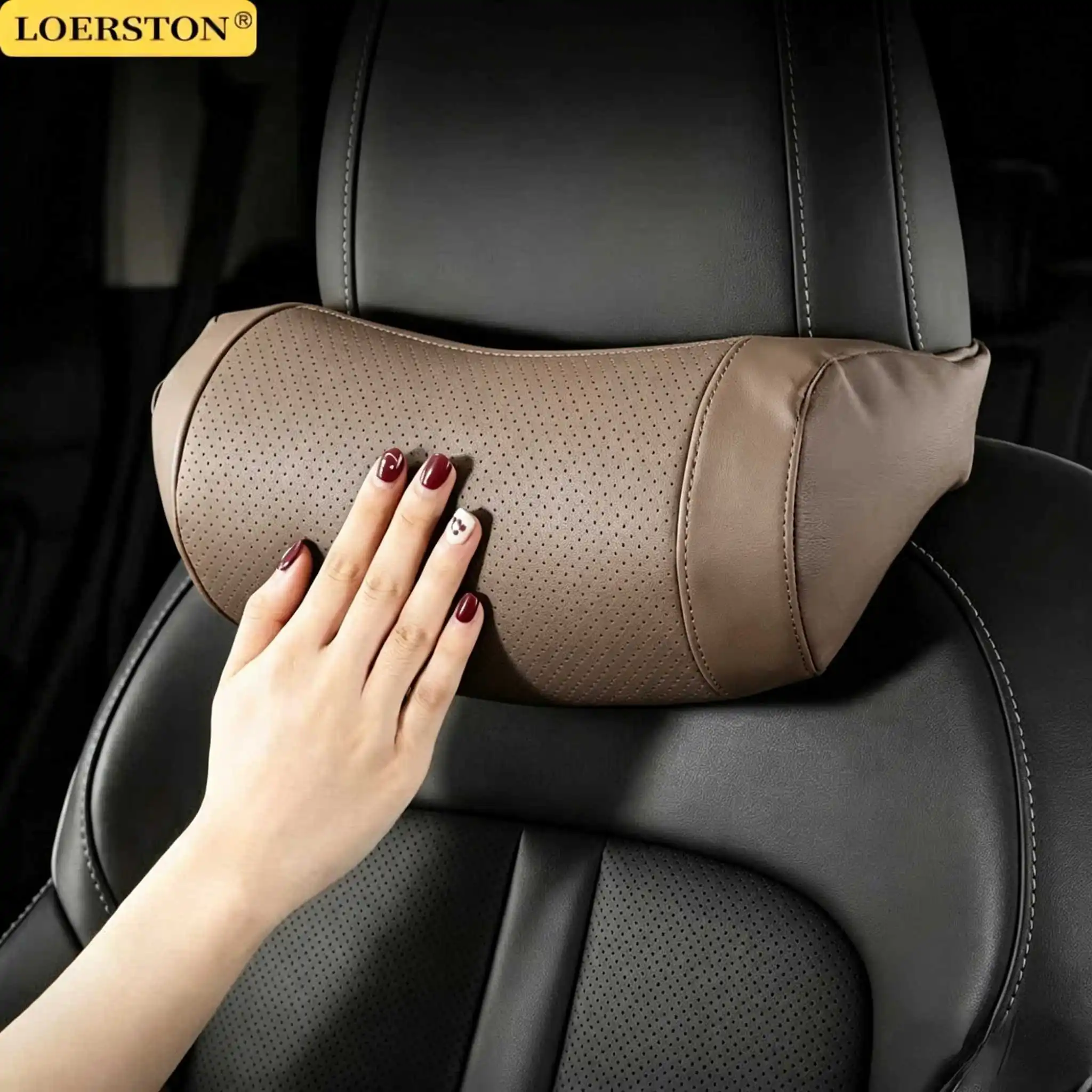 

Car Seat Headrest Universal Travel Rest 3D Neck Pillow Protect Neck Soft Fluffy Comfortable Neck Rest Car Accessories