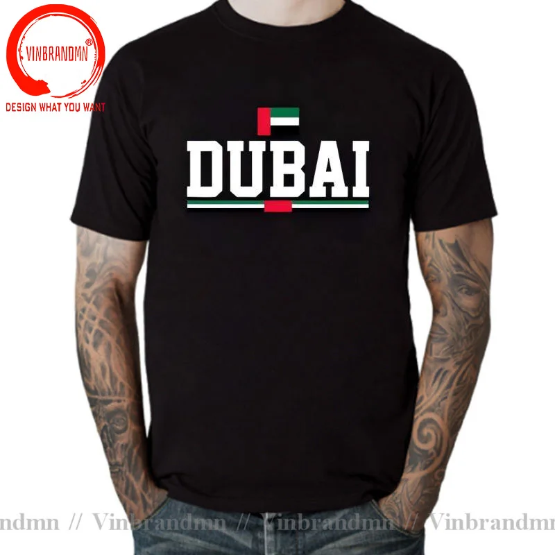 Funny Dubai T Shirts Graphic Cotton Streetwear Short Sleeve Birthday Gifts Summer T-shirt The United Arab Emirates Flag Clothing