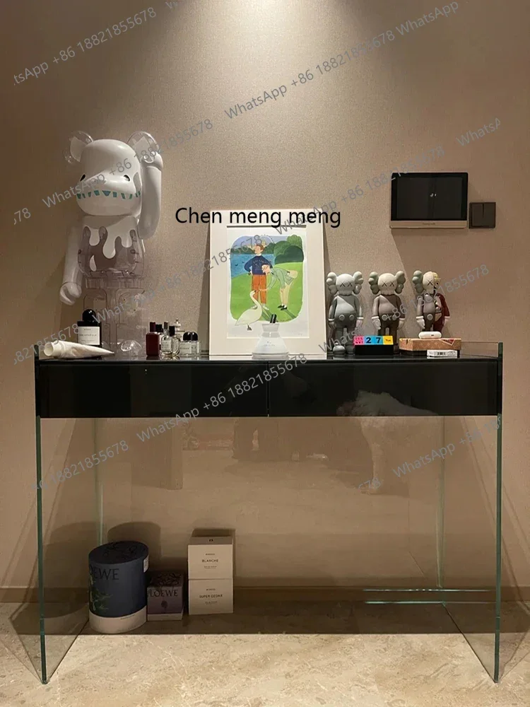 

Suspension Cabinet Acrylic Porch Cabinet Italian Minimalist Modern Console Lobby Curio Cabinet