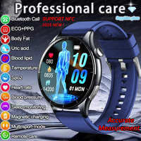 2025 Micro Physical Examination Smart watches Men Uric Acid ECG Blood Pressure Health Watches Bluetooth Call Smart NFC Bracelets