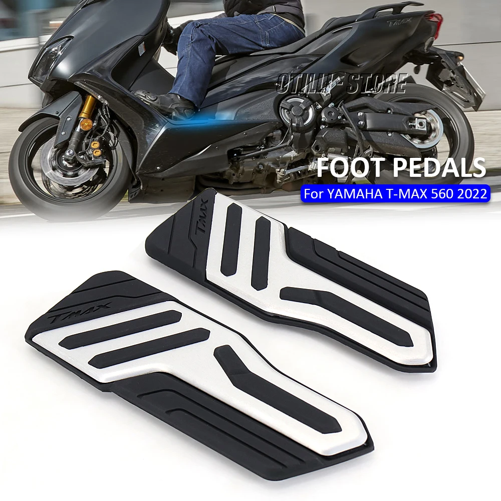 

2022 New Motorcycle For YAMAHA T-MAX 560 TMAX560 T MAX 560 TMAX 560 Footboard Steps Rear Footrest Pegs Plate Pads Foot Stack