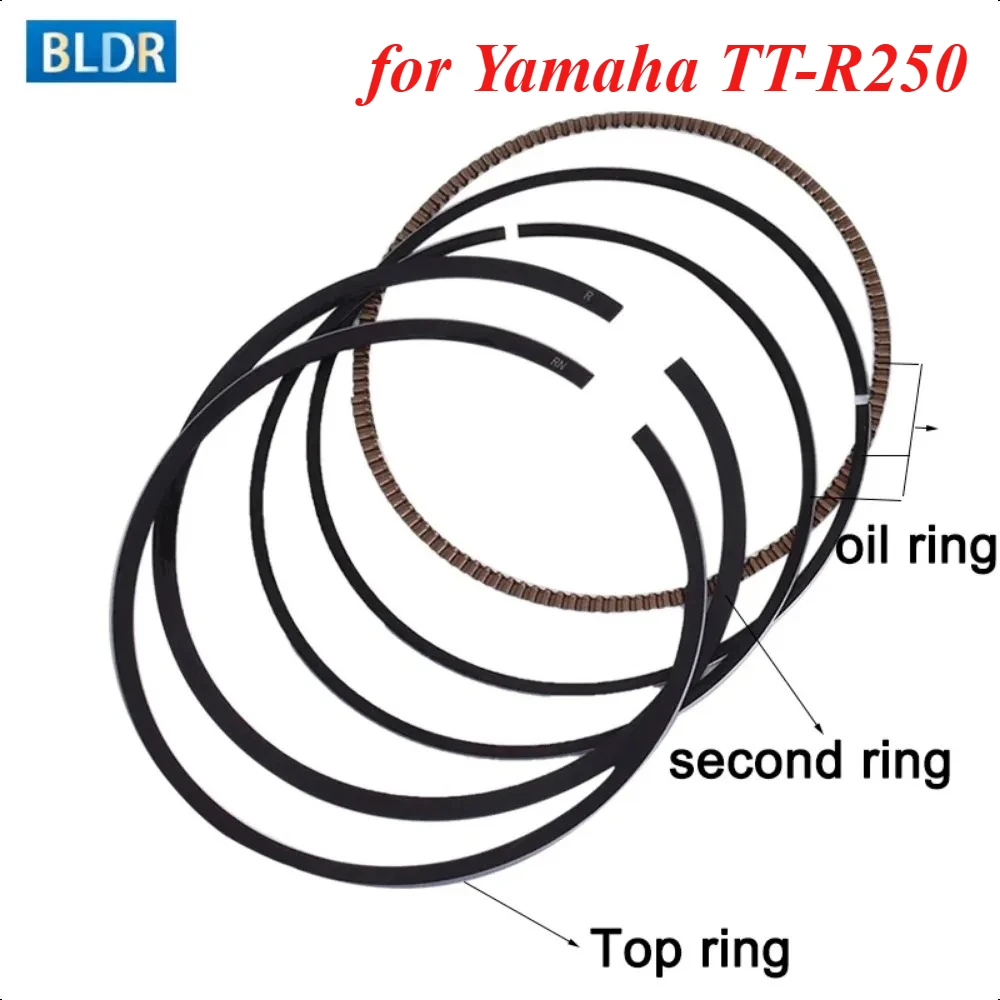 

73mm Motorcycle 1 Cylinder Engine Piston Rings Kit 4GY-11605-00-00 for Yamaha TT-R250 TTR250 1999-2006