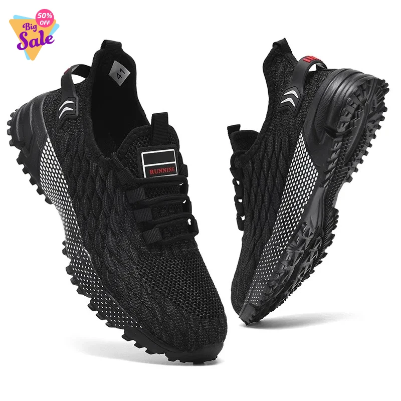 

2026 Simple and atmospheric high-quality new fashionable men's running shoes, light and breathable men's casual shoes
