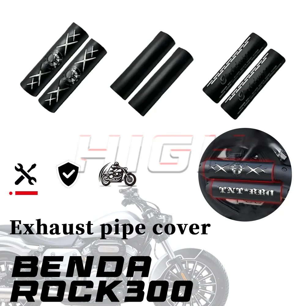 

Exhaust pipe BENDA ROCK 300 black heat insulation and anti-scalding protective cover 300ROCK 300ROCK