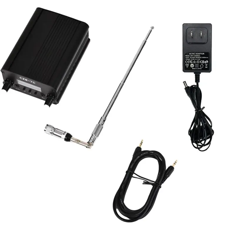 

Hot-7W FM Transmitter Campus Drive-In Church Cinemas Wireless FM Broadcast Transmitter Stereo Radio Station US PLUG