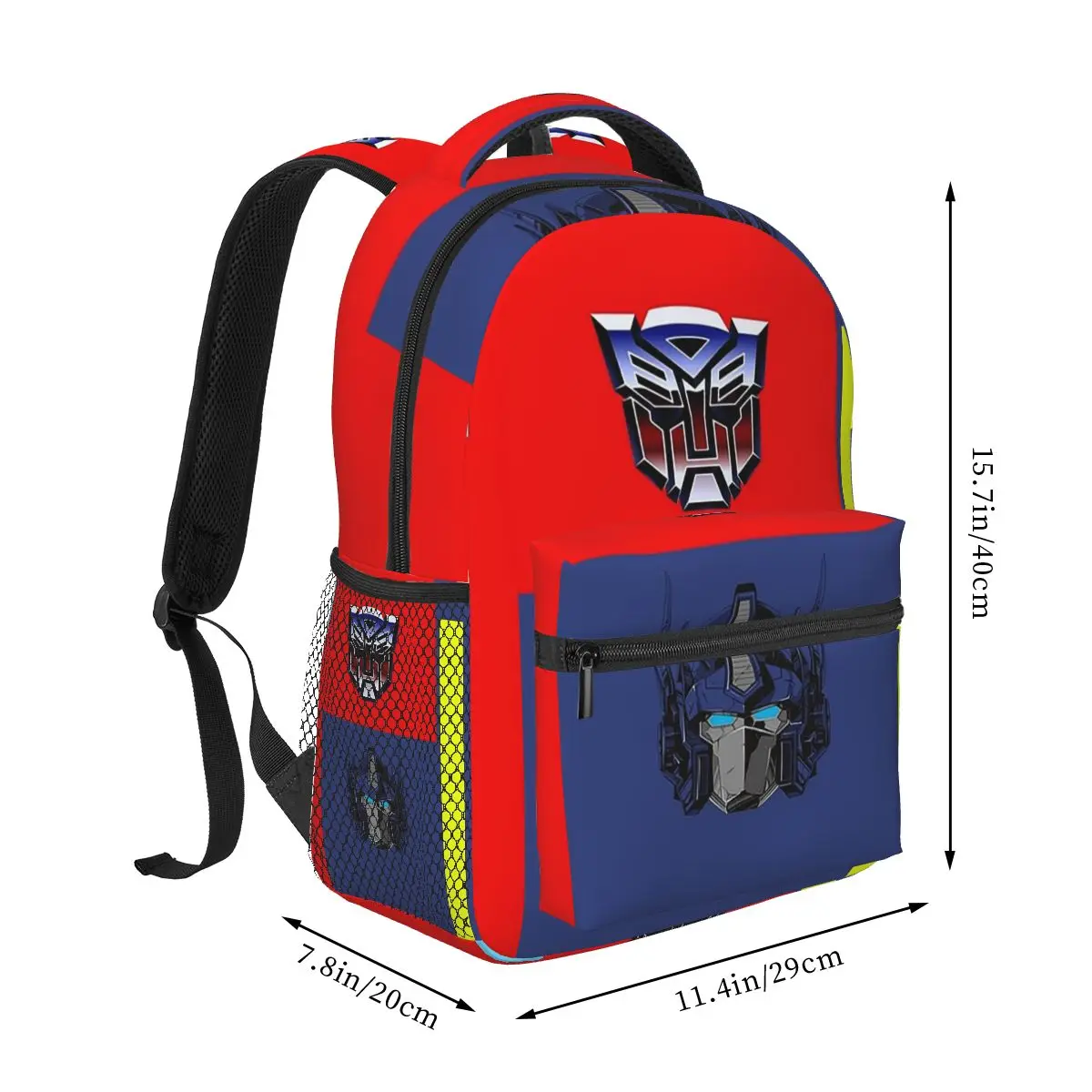 Autobots Prime Bag Backpacks Boys Girls Bookbag Children School Bags Cartoon Laptop Rucksack Shoulder Bag Large Capacity