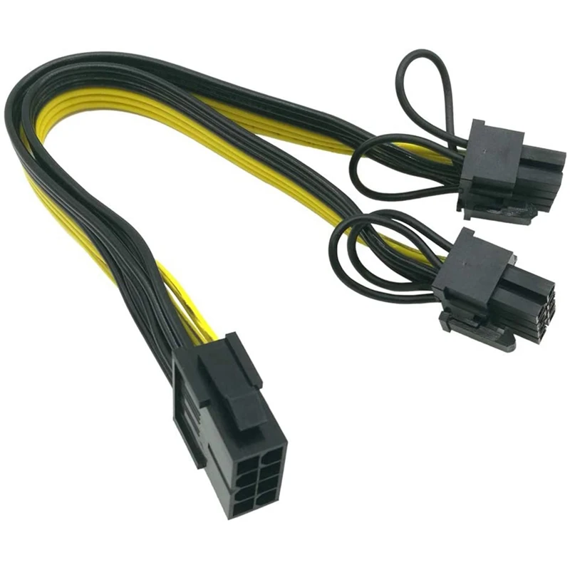 

8 Pin To Dual 8 (6+2) Pin PCI Express Power Cable Converter For Graphics GPU Video Card PCIE PCI-E VGA Splitter Hub