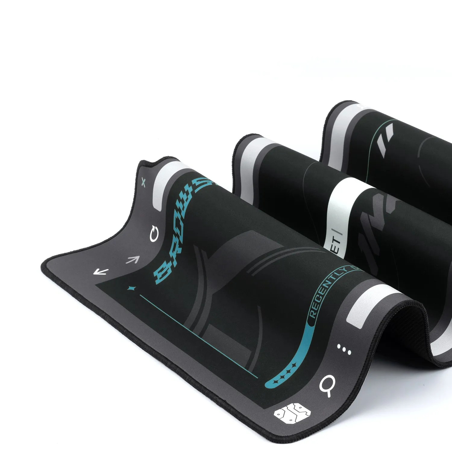 GeekShare 빅 마우스 패드 인터페이스 리셋 시리즈 블랙 게임 오피스 키보드 패드 두꺼운 데스크 매트 미끄럼 방지 80cm * 40cm 대형