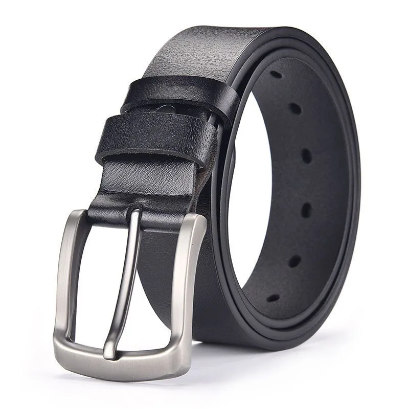 Guter und Günstiger Herren Retro-Dornschließen-Gürtel Geeignet für Formelle Anlässe Hohe Kosteneffizienz Casual Anzug-Hosen-Gürtel Design – Detail 6