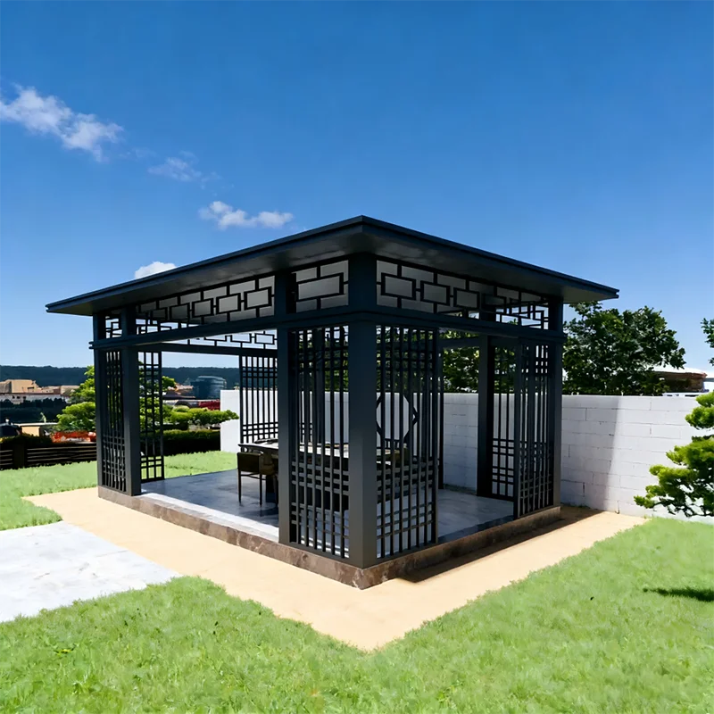 

OEM Movable Retractable Garage Enclosure Curved Aluminum Pool Enclosed Residential Outdoor Sunroom Glass House All Season