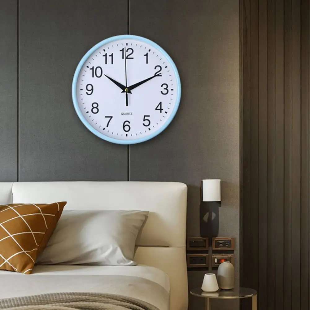 Modern Wall Clock Numerals Wall Clock Elegant Round Wall Clock with High-precision Quartz Movement Battery Operated for Easy image 6
