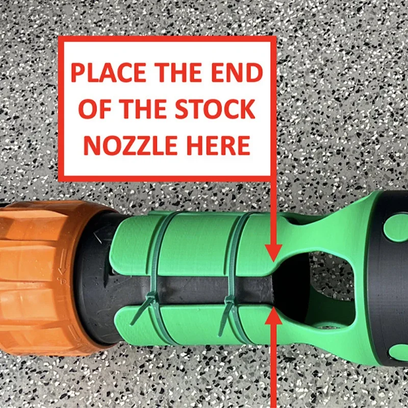 

3D Printed Blade Blower Turbocharger Nozzle Adapter Assembly Blade Blower Turbocharger Nozzle Adapter Installation Blade Guide