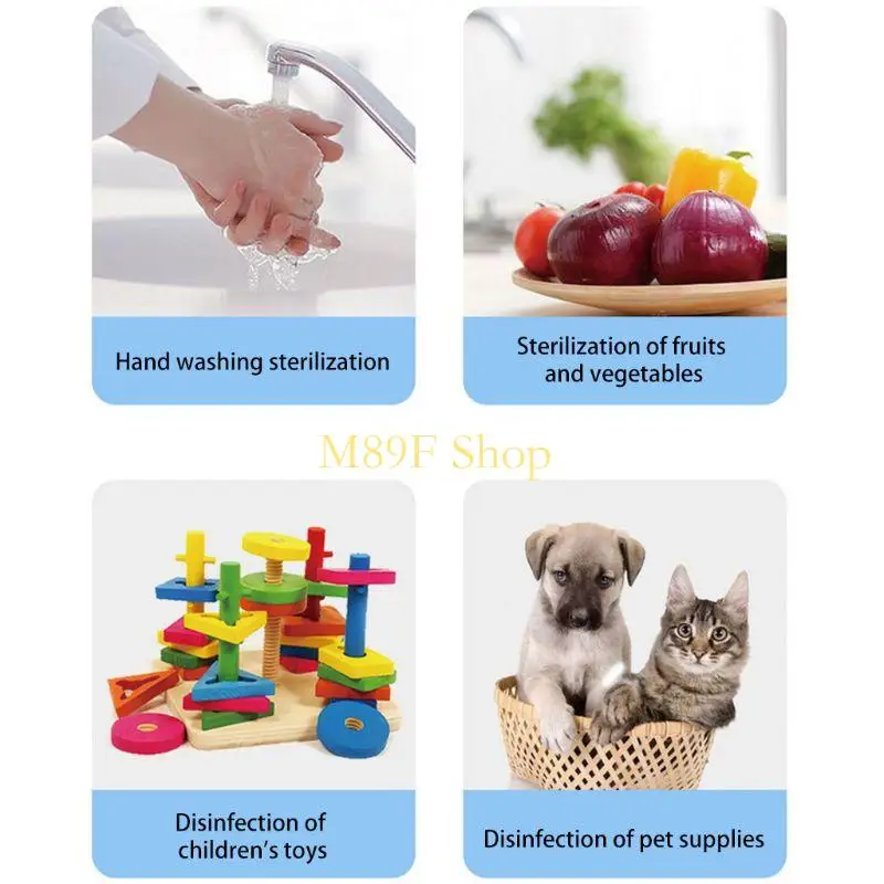 M89F 380ML 차아 염소산 물 생성 스프레이 병 멸균 소독 전기 분해 메이커 기계 제조