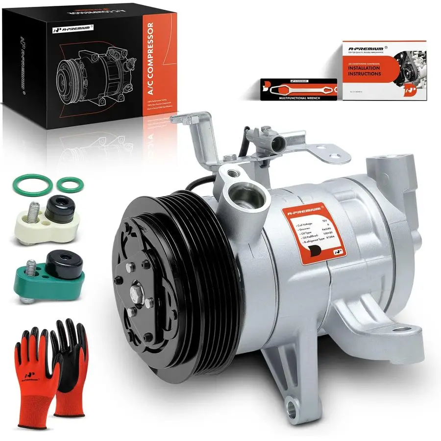 

Компрессор кондиционера переменного тока с муфтой, совместимый с Subaru Forester 20142018, Impreza 20122016 2.0L, Crosstrek 20162017, X