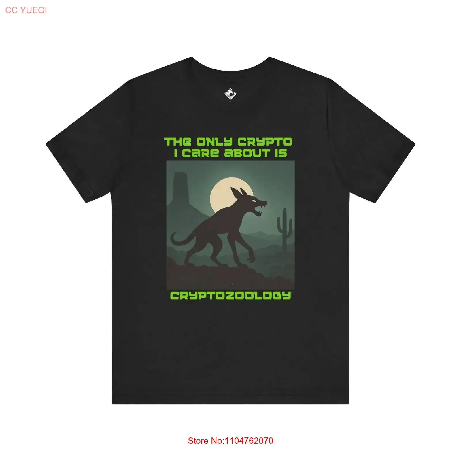 Chupacabra T Shirt Fun for Crypto Lovers Geeky Fashion Unique Casual Wear Dog Apparel vintage Washed Top For Everyday Wear