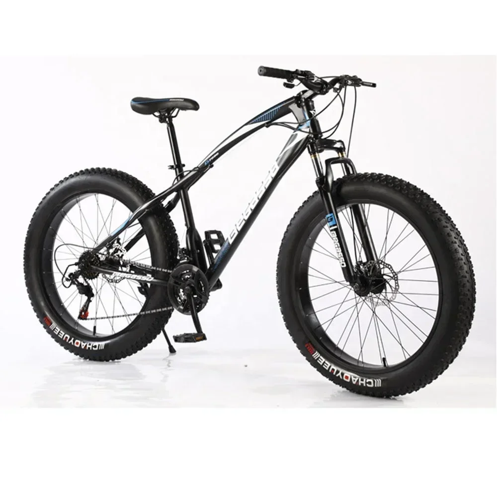 

Снежный велосипед 4,0, толстая шина, полная подвеска, 24/26 дюймов, 21/24/27/30, скорость, пляжный внедорожник, амортизирующий горный велосипед