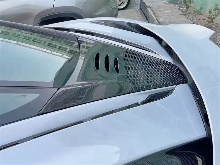 

Dry Carbon Fiber Rear Bonnet Hood for McLaren 720S Coupe Upgrade 765LT Style Dry Carbon Fiber Rear Hood