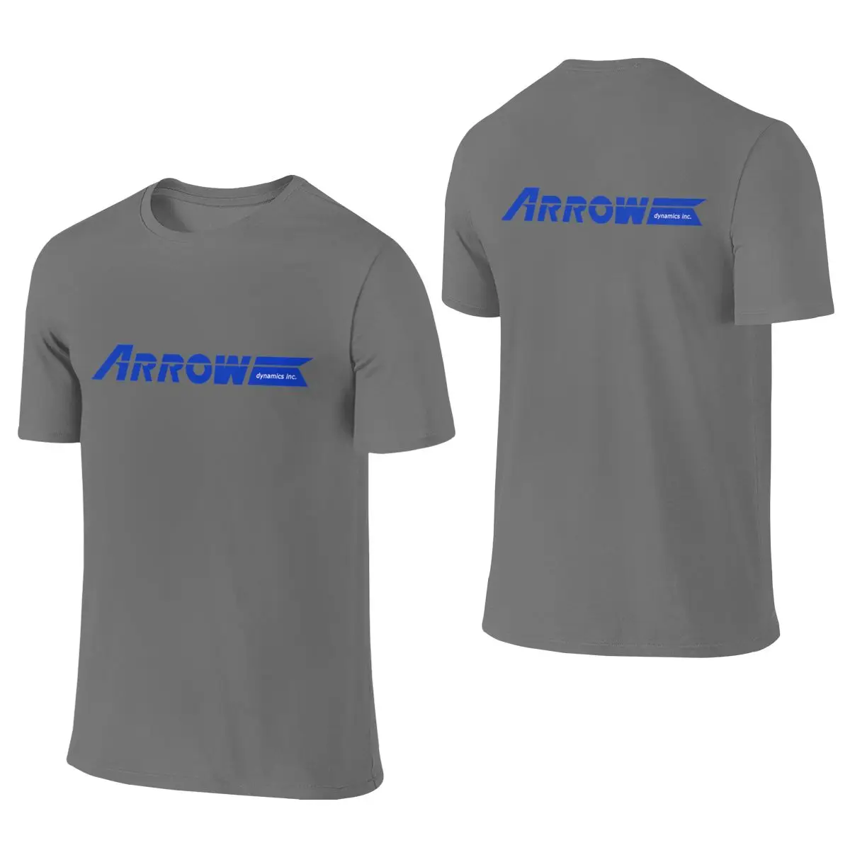 Legacy Of Arrow - Blue Edition Loose But Not Bulky Reversible T-shirt Retro Minimalist High-Definition Printing Cotton Tee