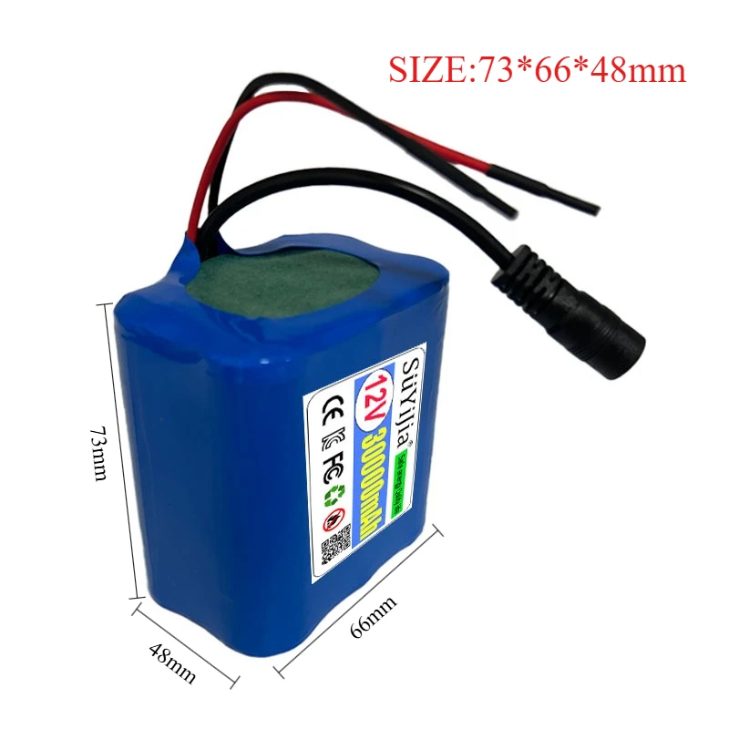 21700 Lithium Battery Pack 12V 30000mAh D50B GPS Bait Boat for Elevator Intercom Video Doorbell Emergency Light Emergency