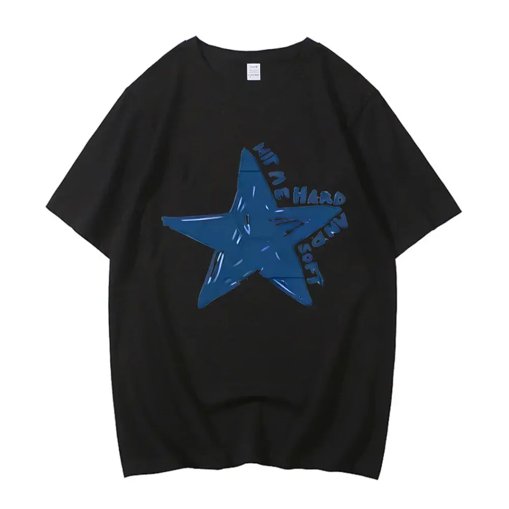 New Billie Hit Me Hard And Soft Cotton T Shirt Male Breathable Graphic Streetwear Grunge Shirt Breathable Retro Comfortable 80s