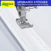 EROCACA Door Heavy Duty Pets Proof Screen Door with Bilateral Zipper Prevent Dogs Cats Running Out from Home Bedroom Living Room 6