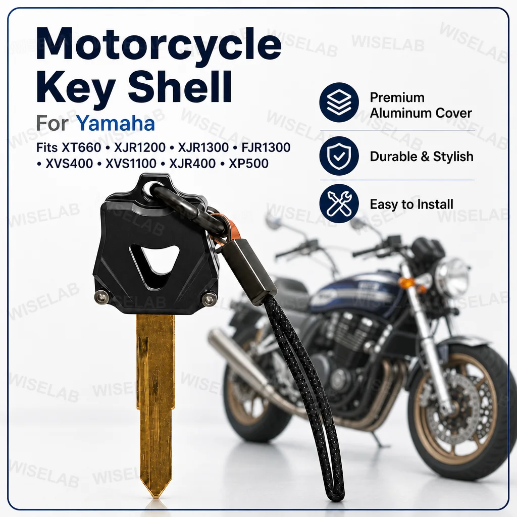 Motorcycle For Yamaha XT 660 XJR1200 XJR1300 FJR1300 XVS400 XVS1100 XJR400 XP500 XT660 Key Guard Cover Keychain Key Case Shell