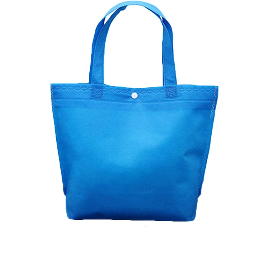 Female Fashion Multi-color Non-Woven Canvas Eco Fabric Foldable Gift Organizer Handbag Tote Pouch Shopping Bag Grocery Storage