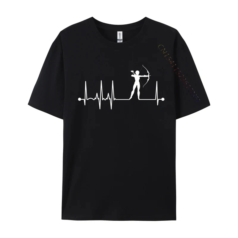 

Women Is Archer Heartbeat Ekg Bow Hunting Archery New Tshirts Combed Cotton Men Tops Shirt Tops & Tees Popular T Shirts